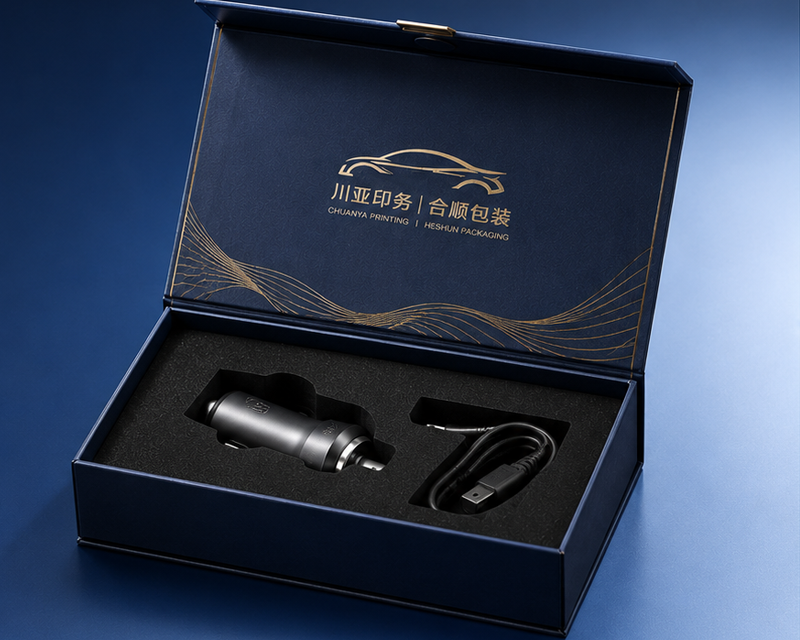 翻盖磁吸盒